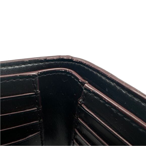 COACH Black Coated Canvas Signature Wallet - Picture 6 of 9
